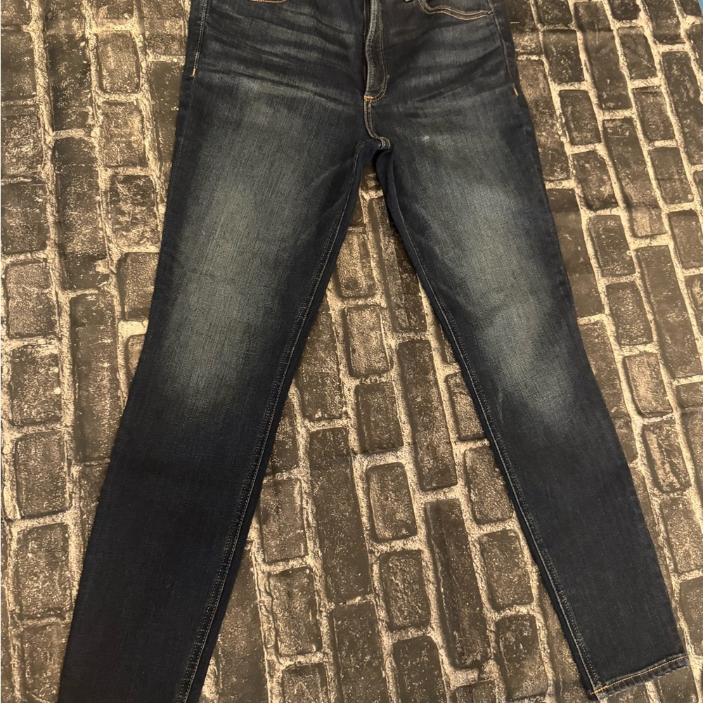 Express Women's Dark Wash Skinny Jeans